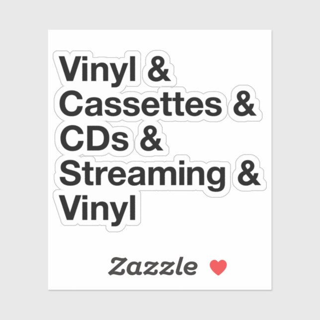 Evolution of Music Sticker (Feuille)