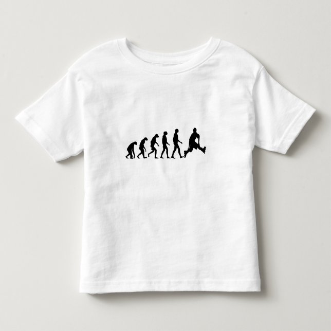 Evolution of Rollerblading Toddler T-shirt (Front)