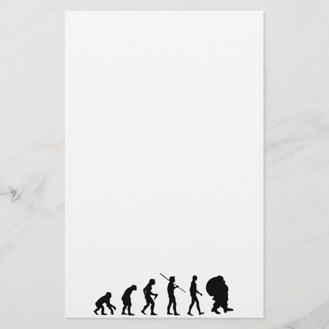 Evolution Of Santa Claus Stationery (Front)