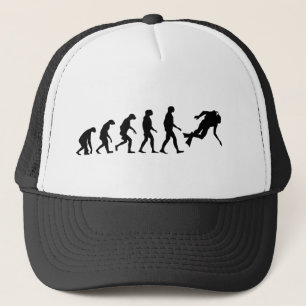 Evolution of Scuba Diving Trucker Hat
