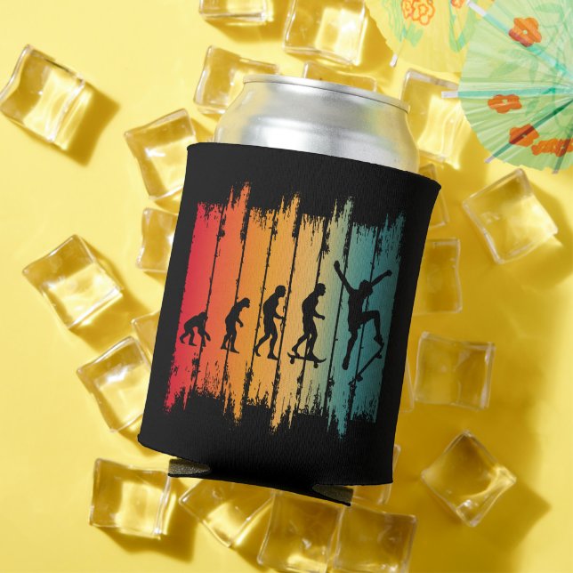 Evolution Of Skateboarding Skater Can Cooler (In Situ Summer)