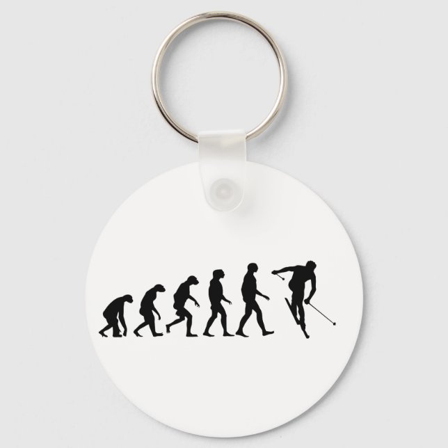 Evolution of Ski Keychain (Front)