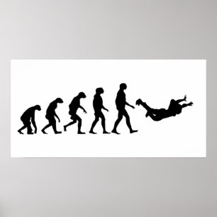 Evolution of Skydiving Poster