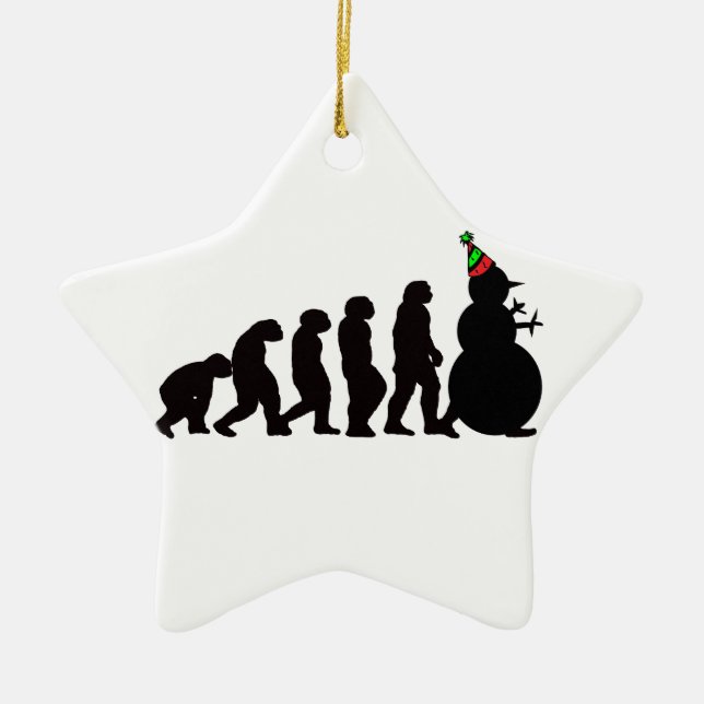 Evolution of Snowman Ornament (Front)