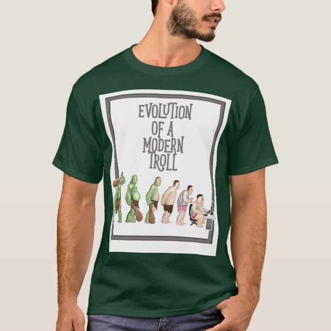 Evolution of the Modern Troll T-Shirt (Front)