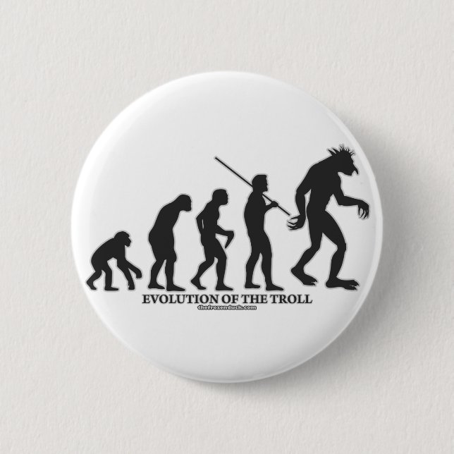 Evolution of the Troll 2 Inch Round Button (Front)