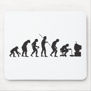 Evolution of Video Games Gaming Gamer Mouse Pad