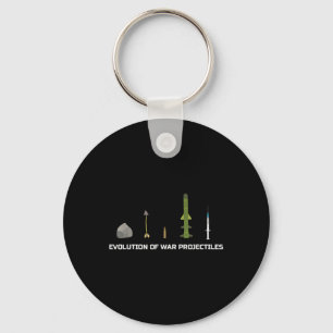 Evolution Of War Projectiles Anti-vaccination Meme Keychain