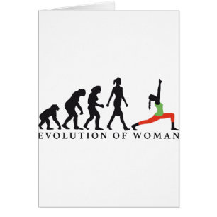 evolution of womof yoga position