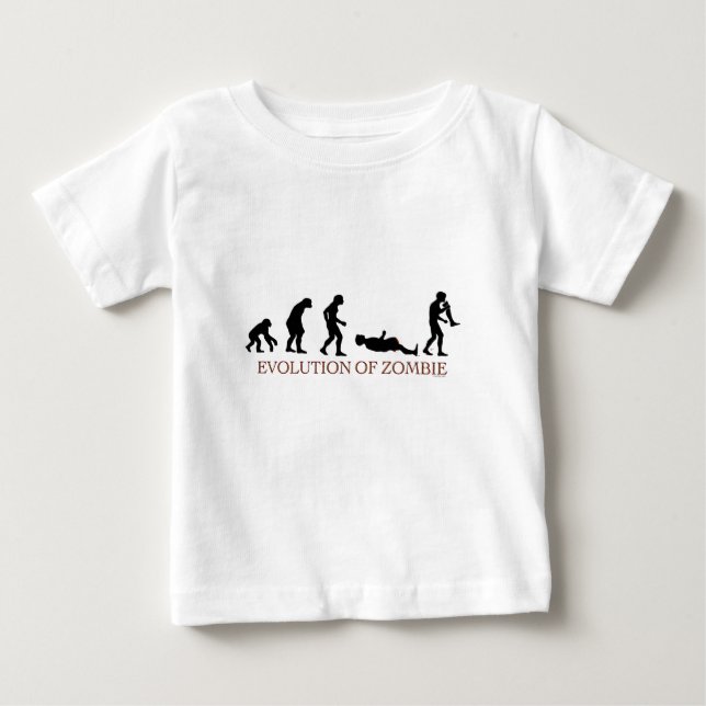 Evolution of Zombie Baby T-Shirt (Front)