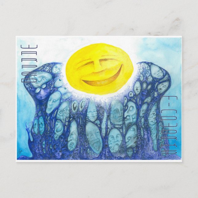 Evolution Orange Postcard (Front)