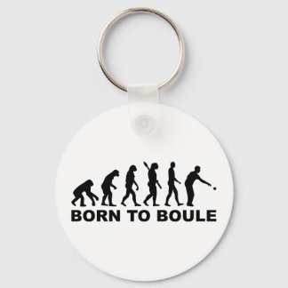 Evolution Petanque Boule Keychain