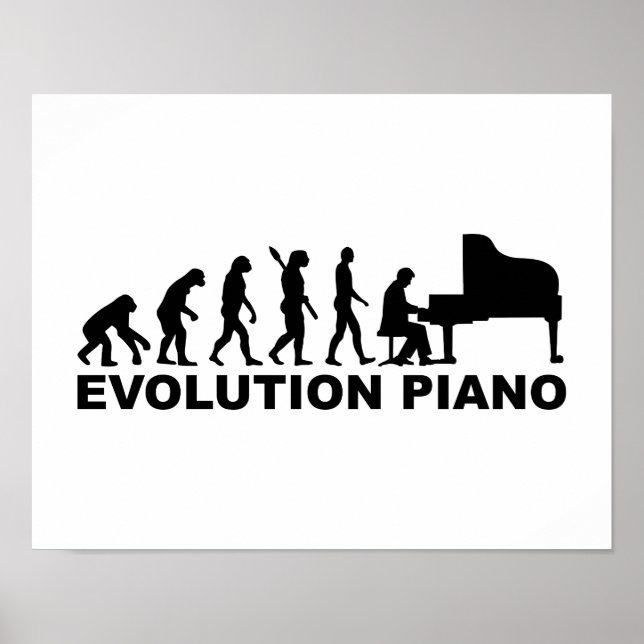 Evolution Piano Poster (Front)
