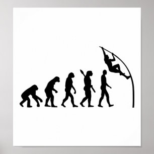 Evolution Pole vault Poster