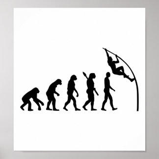 Evolution Pole vault Poster