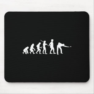 Evolution Pool Funny Pool Player Billiards Player Mouse Pad