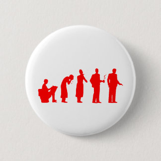 evolution red 2 inch round button