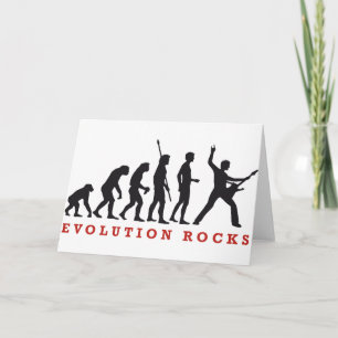 evolution rocks card