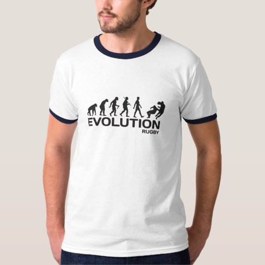 EVOLUTION RUGBY player sport union mens t-shirt