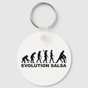Evolution Salsa Keychain