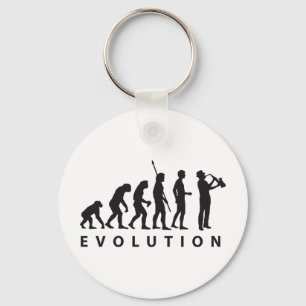 evolution saxophon keychain