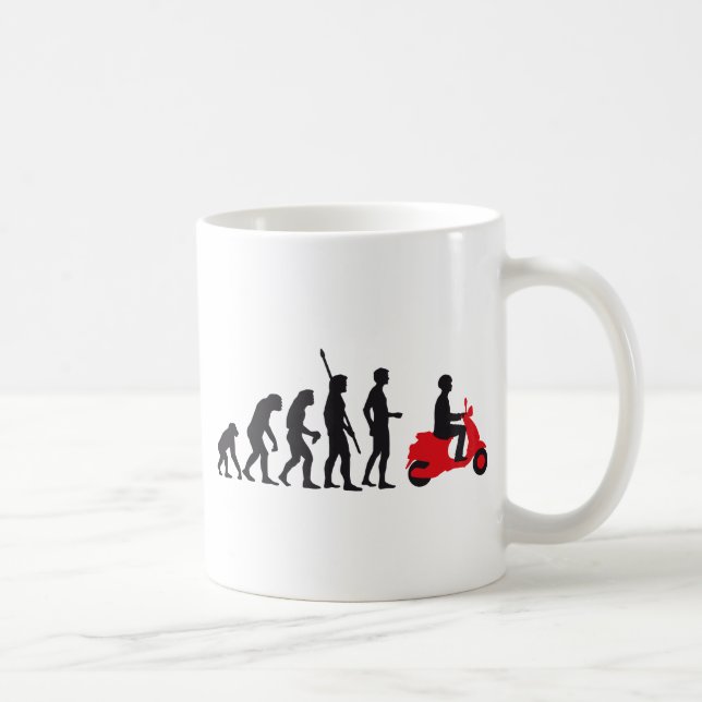 evolution scooter coffee mug (Right)