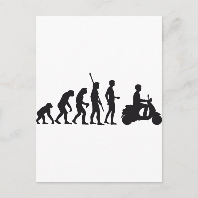evolution scooter postcard (Front)
