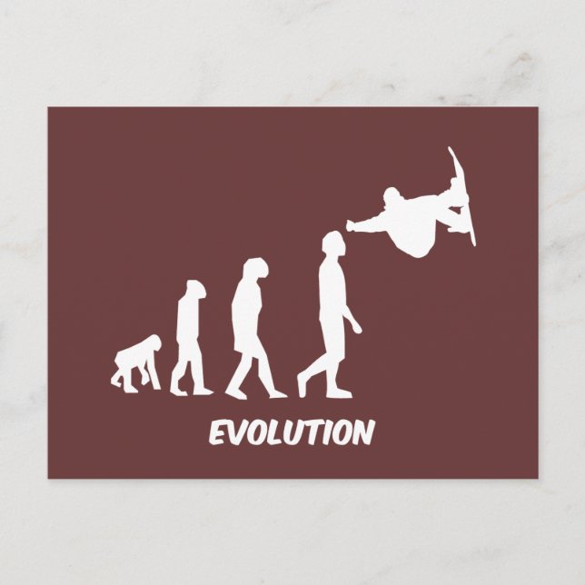 evolution skateboarding postcard (Front)
