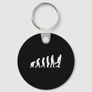 Evolution Skateboarding Skater Skateboard Skates B Keychain