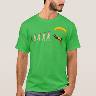 Evolution Skydive Skydiver Paraglider Gift Idea 3 T-Shirt
