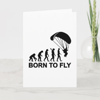 Evolution Skydiving born to fly Card