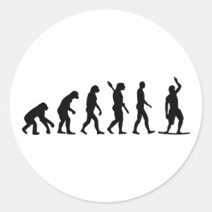Evolution Slackline Classic Round Sticker