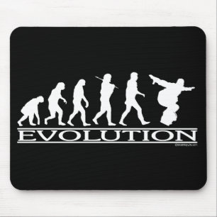 Evolution - Snowboarding Mouse Pad