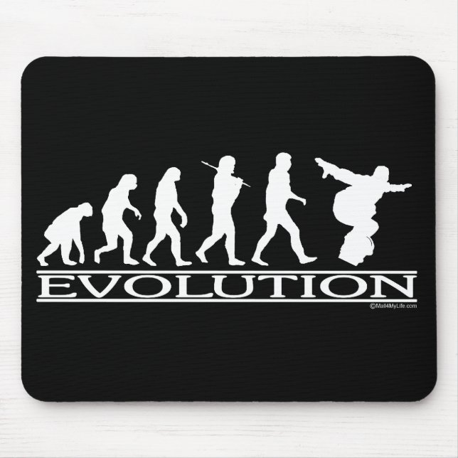 Evolution - Snowboarding Mouse Pad (Front)