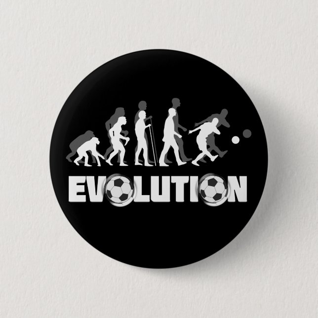 Evolution Soccer 2 Inch Round Button (Front)