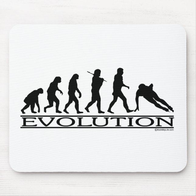Evolution - Speed Skating Mouse Pad (Front)