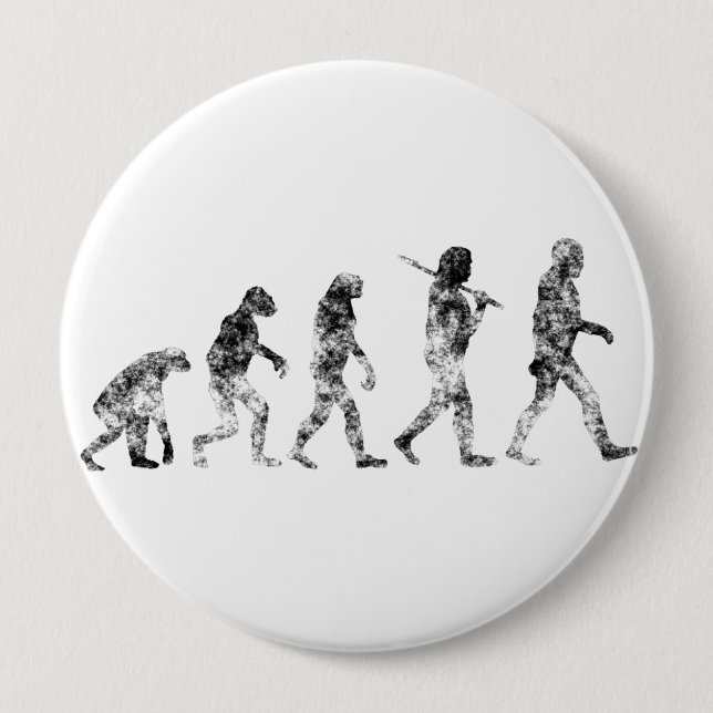 Evolution Standard - Clouds 4 Inch Round Button (Front)