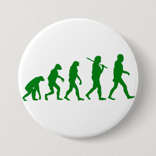Evolution Standard - Green 3 Inch Round Button
