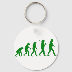 Evolution Standard - Green Keychain