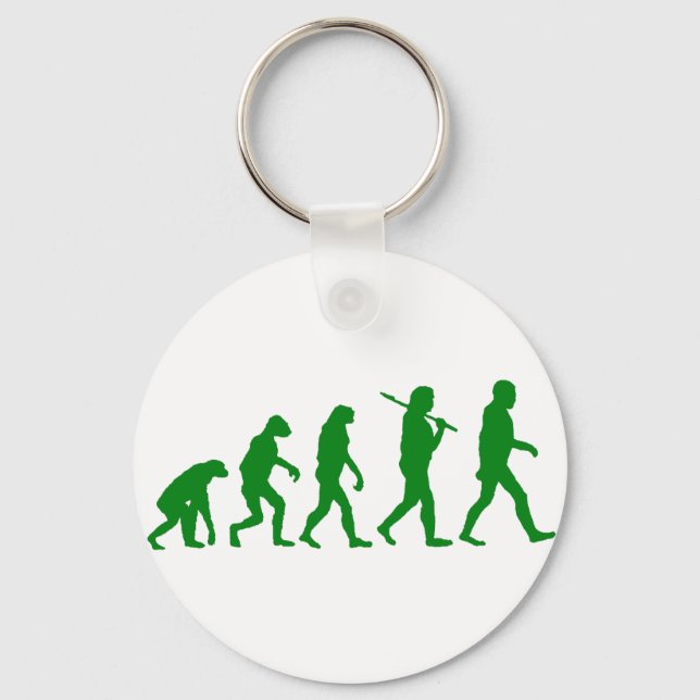 Evolution Standard - Green Keychain (Front)