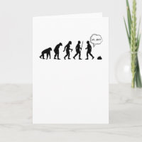 Evolution Stop Following Me Funny Saying