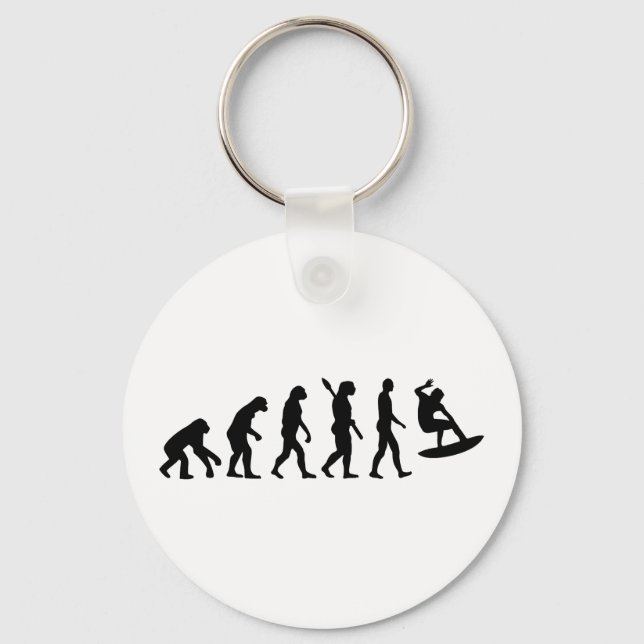 Evolution surfing keychain (Front)