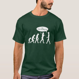 Evolution t shirt with apes