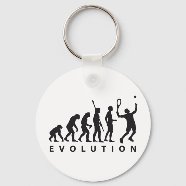 evolution tennis keychain (Front)