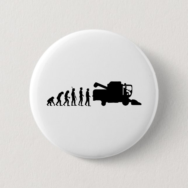 Evolution Thresher 2 Inch Round Button (Front)