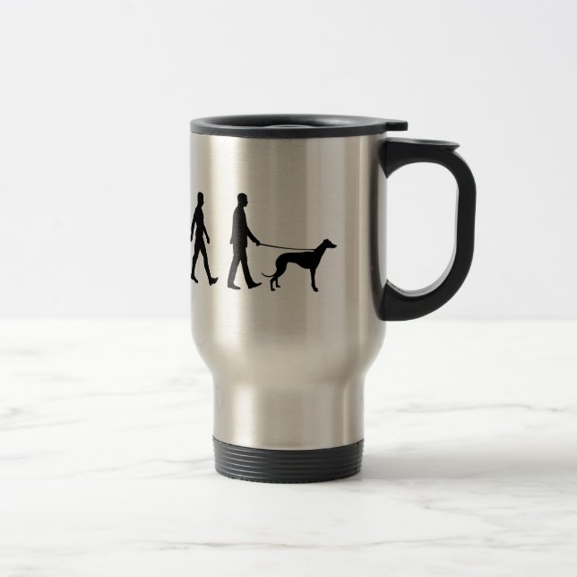 Evolution to Greyhound Owner Travel Mug (Right)