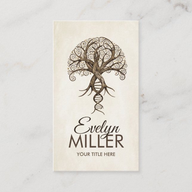 Evolution Tree of Life Business Card (Front)