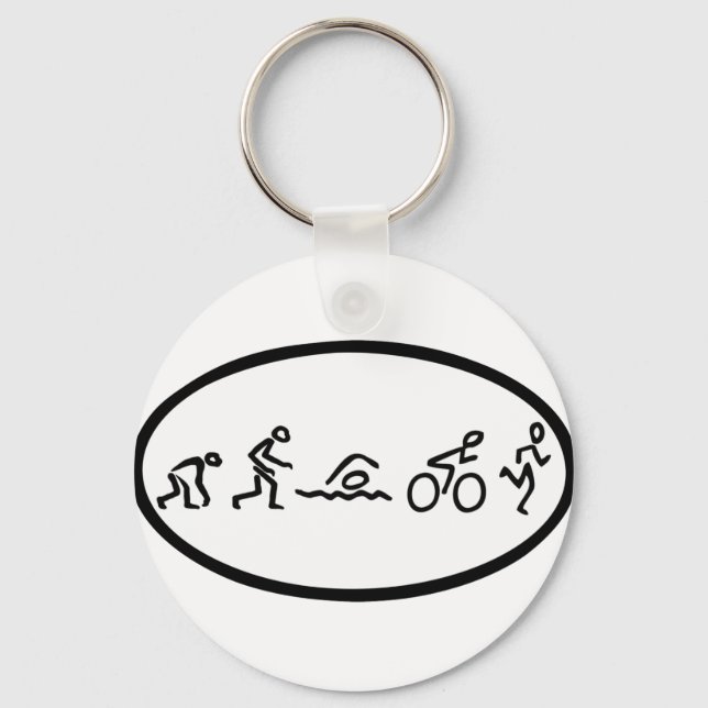 Evolution tri Eclipse Keychain (Front)