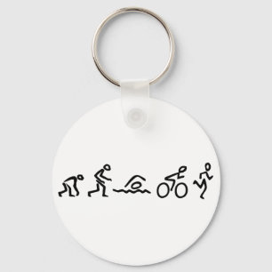 Evolution Tri Keychain