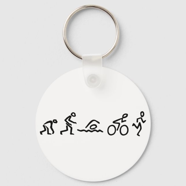Evolution Tri Keychain (Front)